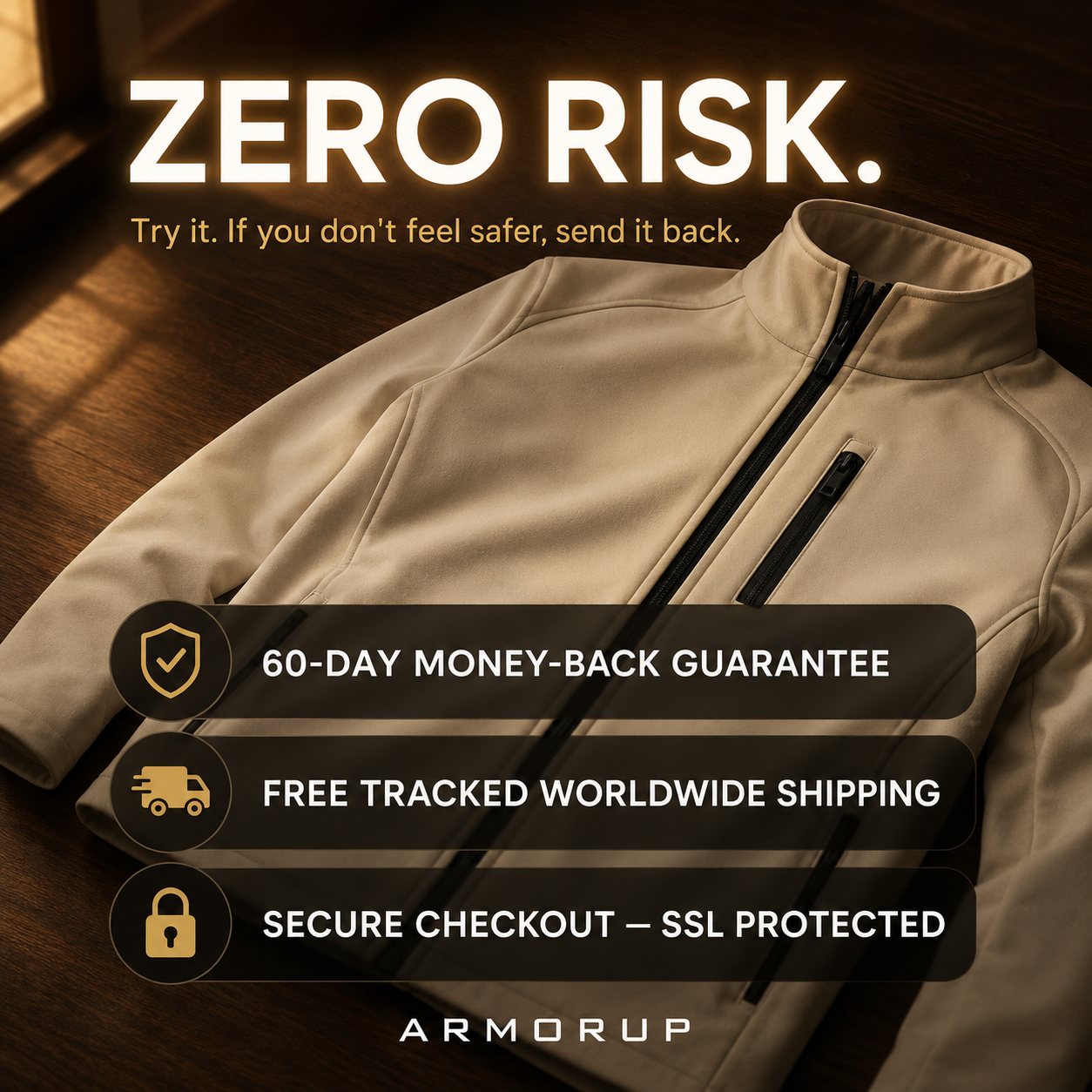 ArmorUp™ Stab-Resistant Softshell Jacket and Vest